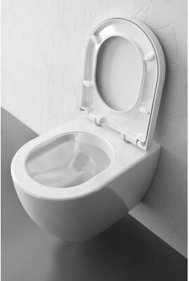 Sub Easy Sanibold hangend toilet verkort spoelrandloos diepspoel wit