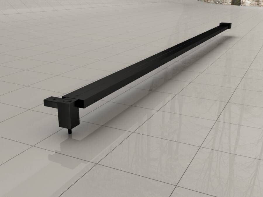 Wiesbaden Horizon stabilisatiestang 120 cm voor nisdeur mat zwart (oud model) 20.3541
