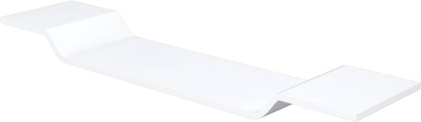 Alterna Lima badbrug 80x20 cm comforstone mat wit mat wit