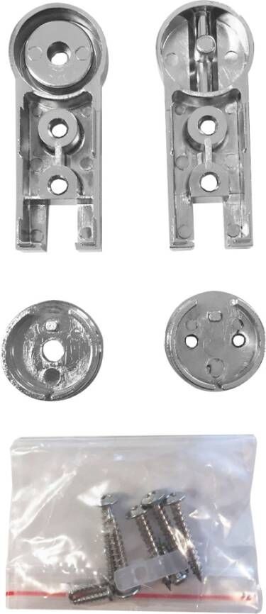 Wiesbaden chroom scharnierset douche-swingdeuren