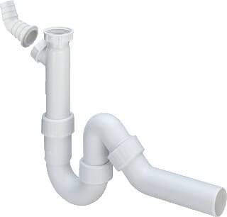Viega hostaleen universeel sifon 6 4x40mm met wasmachineaansluiting 101800
