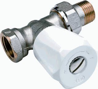 SAR Comap Euro radiatorafsluiter 409Q recht 1 2" Kvs = 2 50 m3 h 409384