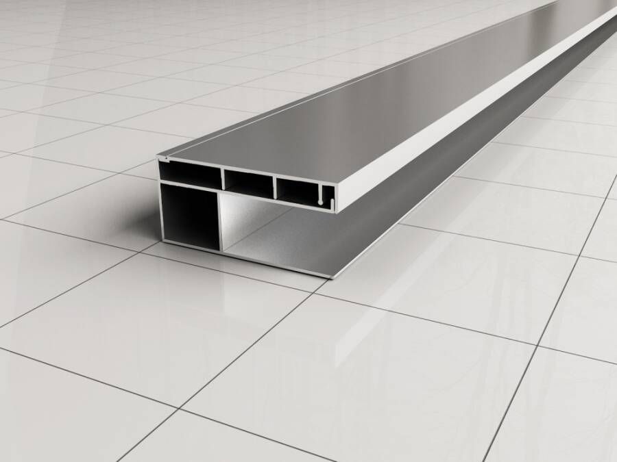 Wiesbaden Verbredingsprofiel voor Douchewand Aluminium 3x200cm - Foto 4