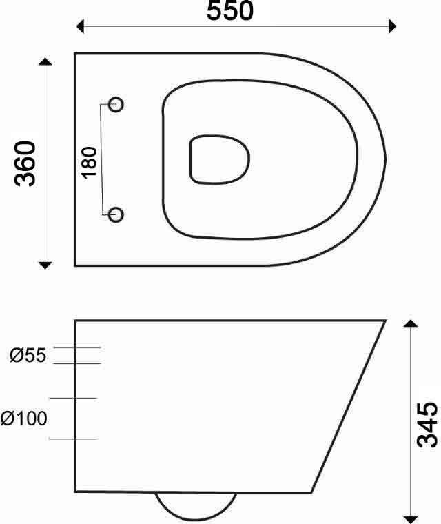 Wiesbaden Xellanz Wiesbaden wandcloset Arco incl. flatline softclose zitting - Foto 2