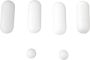 Riko Vesta bufferset voor toiletzitting glans wit en mat wit 32.6032 - Thumbnail 2