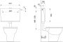 WISA Opbouwspoelreservoir W500 laaghangend drukknop anti condensisolatie kunststof 355 x 512 x 106mm(HxBxD ) pergamon - Thumbnail 2