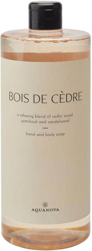 Aquanova Paris Navulling vloeibare hand en lichaam zeep Cederhout PARSRL-BDC