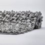 Aquanova Rocca Badmat Silver Grey | 70 x 120 cm | Grijs | Katoen | Polyester - Thumbnail 2