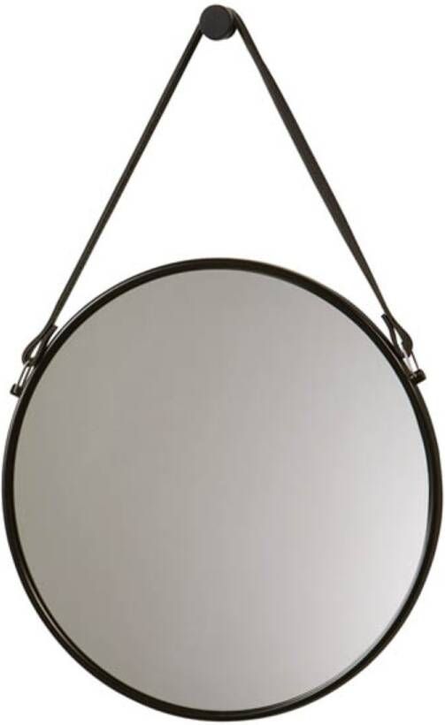 Aquanova Thymo Spiegel 47cm Zwart met riem THYMIR-09