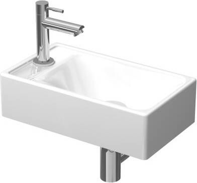 Ink Fonteinpack porselein kraangat l s fonte raan designsifon afvoerplug incl bevestiging 1805101