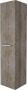 Basic Algemeen hoge kast met 1 deur met greep en glazen legplanken 35 x 150 x 35 cm Scotch Oak - Thumbnail 3