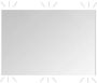 Basic Ultimate spiegel met indirecte boven- en onder LED-verlichting 120 x 60 x 3 cm glas - Thumbnail 1
