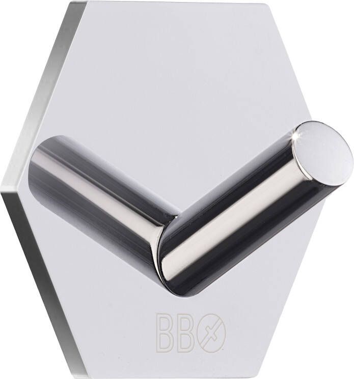 Smedbo Beslagsboden Handdoekhouder 5.2x4.5x3cm zelfklevend RVS Gepolijst Edelstaal BK1160
