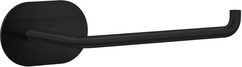 Smedbo Beslagsboden Toiletrolhouder zelfklevend RVS Mat Zwart BB1029