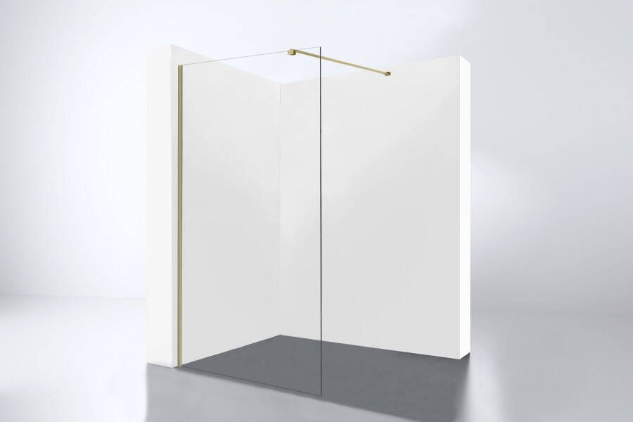 Best Design Dalis-1000 inloopdouche 100x200cm 8mm veiligheidsglas NANO mat zwart 4015190 - Foto 2
