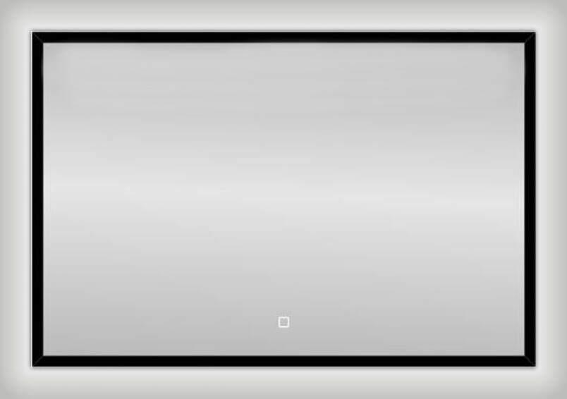 Best Design Nero Black Solaro LED spiegel 120x80cm aluminium zwart 4010230 - Foto 2