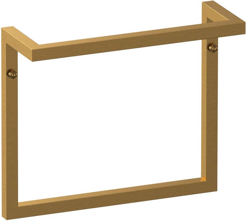 Brauer Handdoekrek 35x30x12cm geborsteld goud AE-HBB35GG