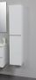 Bewonen Luuk hoge kast 145x30x30cm hoogglans wit bouwpakket - Thumbnail 1