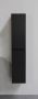 Bewonen Luuk hoge kast 145x30x30cm mat zwart bouwpakket - Thumbnail 1