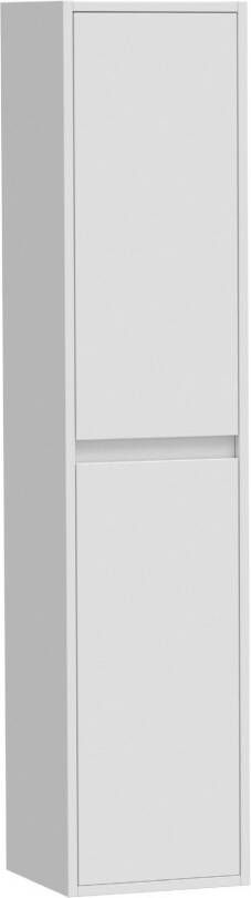 BRAUER Nexxt Badkamerkast 160x35x35cm 2 greep loze links rechtsdraaiende deuren MDF hoogglans wit 7145