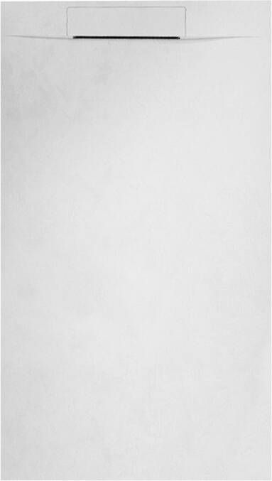 Creavit Aloni Plato douchebak composietsteen 120x90x3 wit