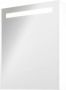 Proline Premium spiegelkast met spiegels aan binnen- en buitenzijde geïntegreerde LED-verlichting en 1 deur 60 x 60 x 14 cm mat wit - Thumbnail 1