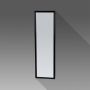 BRAUER Silhouette Spiegel 25x80cm zonder verlichting rechthoek zwart 3500 - Thumbnail 3