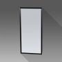 BRAUER Silhouette Spiegel 40x80cm zonder verlichting rechthoek zwart 3501 - Thumbnail 3