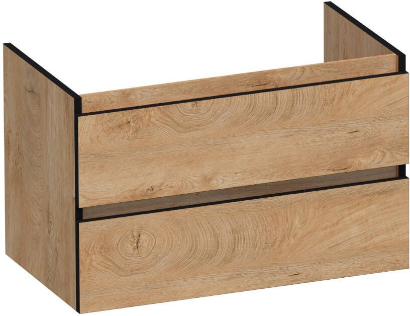 Bewonen SolutionPlus onderkast 80cm 2 lades Nomad