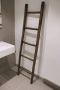Bewonen Teun badkamer decoratie ladder rustiek 175cm bruin teak - Thumbnail 1