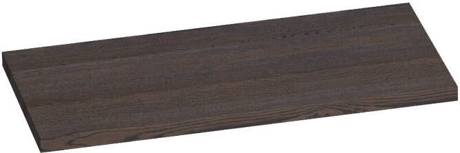 IChoice topblad 100x46cm massief eiken black oak (38 mm)