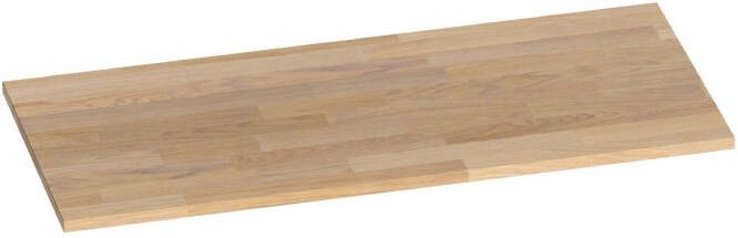IChoice topblad 100x46cm massief eiken grey oak (19 mm)