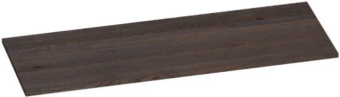 IChoice topblad 120x46cm massief eiken black oak (19 mm)