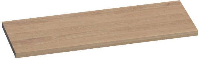 IChoice topblad 120x46cm massief eiken smoked oak (38 mm)
