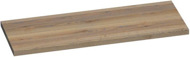 IChoice topblad 120x46cm massief eiken vintage oak (38 mm)