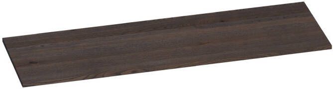 IChoice topblad 140x46cm massief eiken black oak (19 mm)
