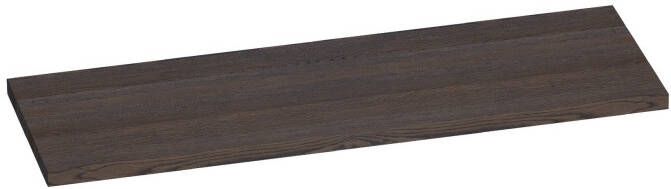 IChoice topblad 140x46cm massief eiken black oak (38 mm)