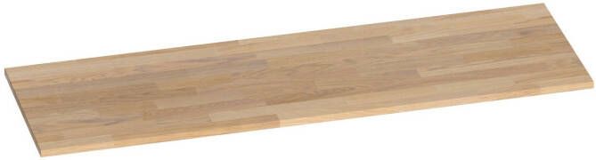 IChoice topblad 140x46cm massief eiken grey oak (19 mm)