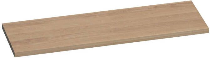 IChoice topblad 140x46cm massief eiken smoked oak (38 mm)