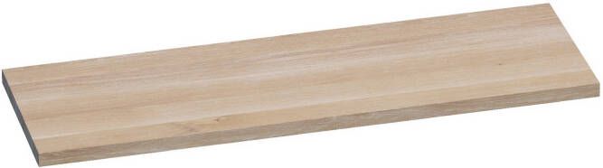 IChoice topblad 140x46cm massief eiken white oak (38 mm)