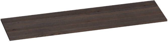 IChoice topblad 160x46cm massief eiken black oak (19 mm)