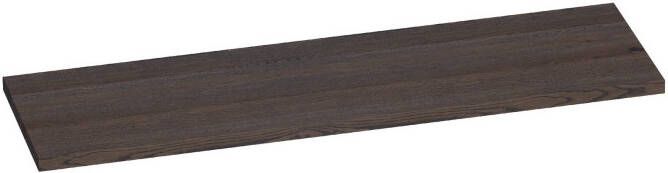 IChoice topblad 160x46cm massief eiken black oak (38 mm)