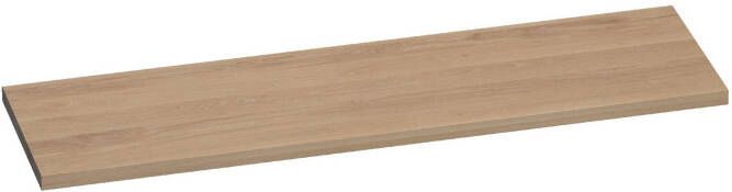 IChoice topblad 160x46cm massief eiken smoked oak (38 mm)
