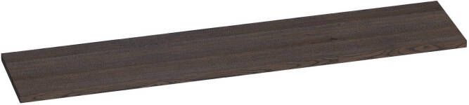 IChoice topblad 220x46cm massief eiken black oak (38 mm)