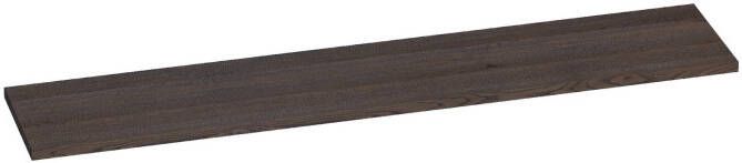 IChoice topblad 240x46cm massief eiken black oak (38 mm)