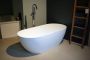 Riho Solid Surface vrijstaand bad met 2 ligzijdes 170x80cm mat wit solid surface - Thumbnail 4