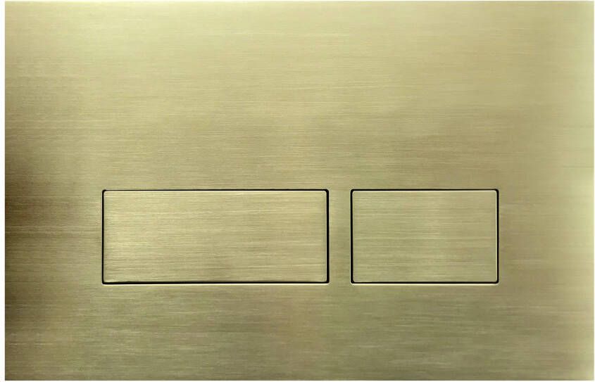 Royal Plaza Cabo bedieningsplaat knop rechthoekig mat goud