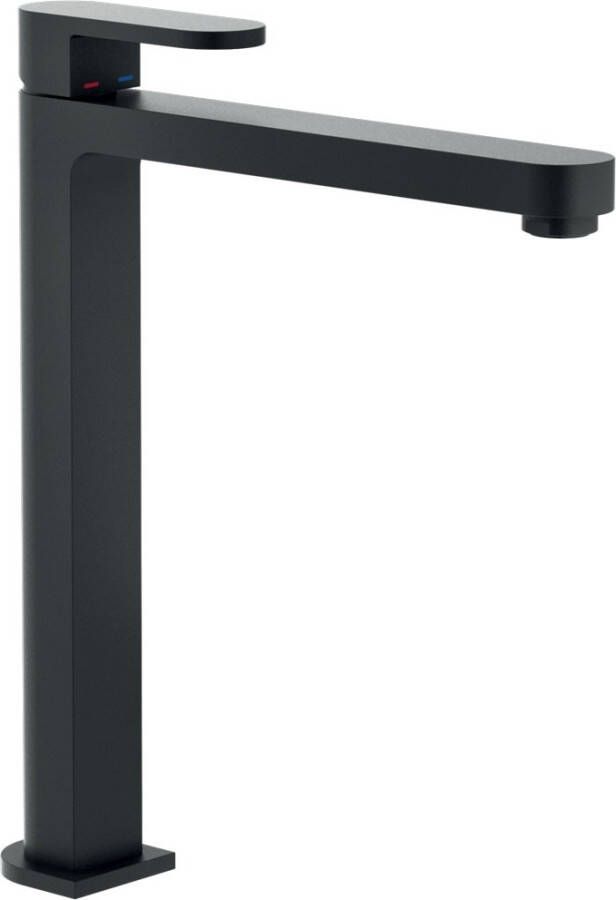 Royal Plaza Olger highriser wastafelkraan mat zwart 82958