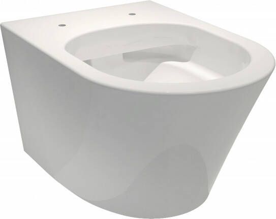 Sub 104 hangend diepspoeltoilet met clean coating 36 x 53 x 35 cm wit