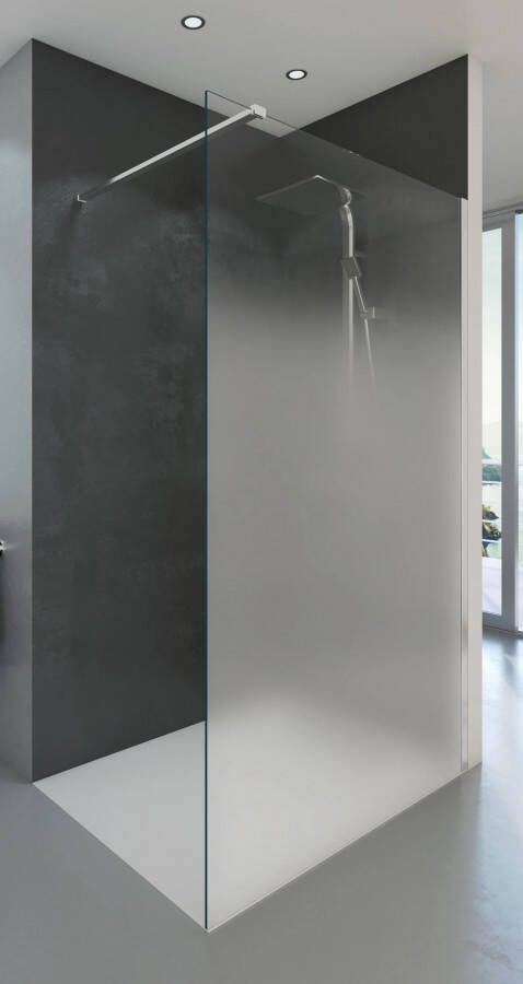 Blinq Lorenzi inloopdouche 100cm Timeless Mist decor chroom